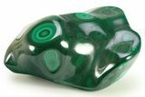 Banded Polished Malachite Specimen - DR Congo #273906-1